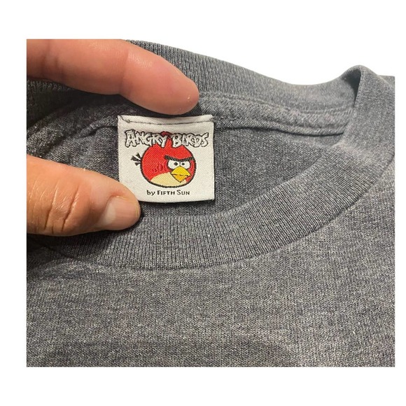 Angry Birds by fifth sun T-shirt Gray size Medium - Picture 4 of 6